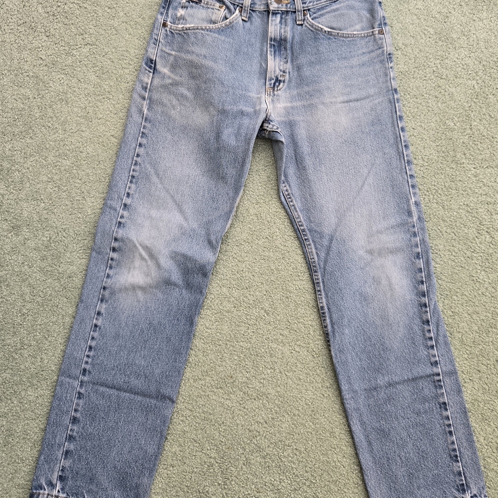 Vintage Lee Men's Light Blue Straight Jeans